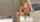blonde public toilet dildo