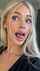 blond tongue bimbo