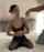 tattoed oiled threesome