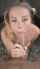 blonde blowjob pov