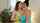 lesbian kissing bedroom