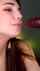 solo girl deepthroat dildo