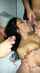 brunette blowjob blowbang