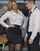 blond milf office