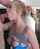 blonde blowjob clothed