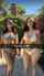bikini outside brunettes