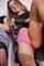 olivia sparkle pink panty black skirt