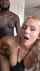 blonde black man white girl