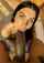 green eyes blowjob black hair