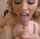 tits cum tongue