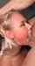 blonde degradation spitting