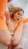 blonde anal orange stockings