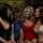 big boobs foursome red dress
