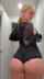 ass clothed blonde