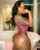 black girl ebony pink leotard