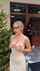 blonde piercing nipple pieecing