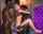 threesome standing sex blonde