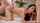 brunette threesome blowjob
