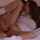 big tits spooning brunette