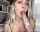 camgirl blonde dildo