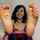 feet smile brunette