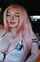 pink hair tattoos braces