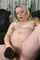 blonde pregnant dildo