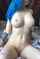 blue hair dyed hair camgirl