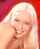 blonde teen smile