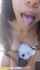 brunette amateur tongue