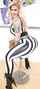 blonde high heels tattoos
