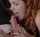 redhair blowjob licking