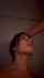 slapping brunette submissive