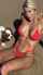 blonde beach hot