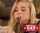blonde blowjob spitting
