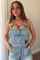 freckles overalls blonde