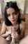 brunette blowjob pov