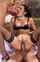riding pretty brunette