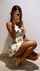 sundress cleavage heels