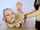blonde choker tied