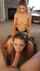 strapon threesome spitroast