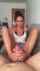 brunette footjob cumshot