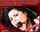 dark hair red rope bondage