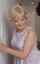 blonde old woman dress