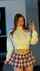 teen skirt flashing