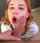 red head blowjob kissing cock