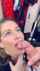 blowjob public facial