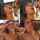 brunette threesome cum in mouth