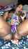 ebony cream dildo