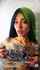 camgirl webtattoo greenhair